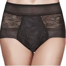 Janira Slip Vita Alta Carey Magic Band Pizzo | Invisibile Traspirante Nero Nudo