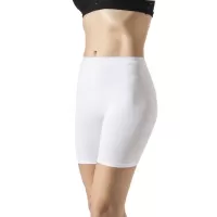 Janira Culotte Esencial Vita Alta Gambaletto Cotone | Rassodante Bianco Dune M-XL