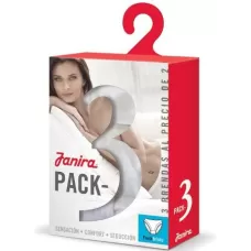 Janira Brislip Esencial Pack 3 | Mutandina Essenziale Cotone Super Cotton