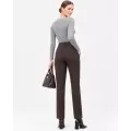 Janira Pants Reg Vigor Roma Donna – Marrone con Cintura Elastica