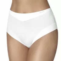 Janira Slip Cotton Band Vita Alta Donna Bianco – Cotone Elasticizzato Comfort Traspirante