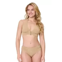 LingaDore Bikini Donna Triangolo Imbottito con Coppe Removibili e Slip Regular Fit