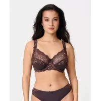 LingaDore Reggiseno Daily Full Cup con Ferretto e Pizzo – Marrone