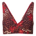 LingaDore Reggiseno Bikini Donna Leopard Flower con Ferretto Non Imbottito  per Seni Grandi