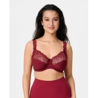 LingaDore Daily Plus Size Reggiseno Copertura Totale con Ferretto – Ruby Wine