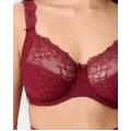 LingaDore Daily Plus Size Reggiseno Copertura Totale con Ferretto – Ruby Wine