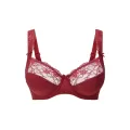 LingaDore Daily Plus Size Reggiseno Copertura Totale con Ferretto – Ruby Wine