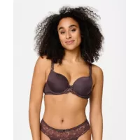 LingaDore Reggiseno Daily T-Shirt Imbottitura Soft con Ferretto – Marrone