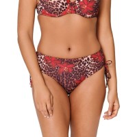 LingaDore Slip Bikini Shorty Leopard Flower con Laccetti Regolabili Fantasia