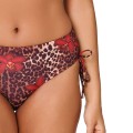 LingaDore Slip Bikini Shorty Leopard Flower con Laccetti Regolabili Fantasia