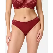 LingaDore Daily Slip in Pizzo e Microfibra – Marrone e Ruby Wine LingaDore Daily Slip in Pizzo e Microfibra – Marrone e Ruby Wine