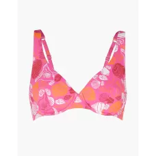 Costume Reggiseno Vela con Ferretto Lovable RCS Recycled - Stampa Conchiglie Fucsia