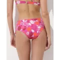 Costume Slip Bikini Vita Alta Lovable - Coulisse Regolabile Stampa Conchiglie Fucsia