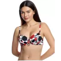 Reggiseno Mare Ory con Ferretto e Spalline Regolabili Multicolor Coppa C