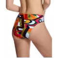 Ory Slip Mare Multicolor con Cintura Larga – Anello Dorato, Comfort in Lycra