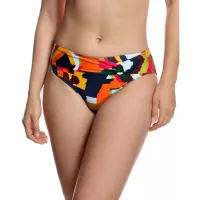 Ory Slip Mare Multicolor con Cintura Larga – Anello Dorato, Comfort in Lycra