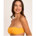 Selmark Fascia Mare Gialla Bandeau con Ferretto – Bretelline Estraibili, Coppe C-D