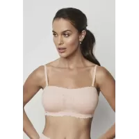 Selmark Reggiseno Bandeau Senza Ferretto ONE&LACE con Coppa Soffice – Nero Bianco Nudo Selmark Reggiseno Bandeau Senza Ferretto ONE&LACE con Coppa Soffice – Nero Bianco Nudo