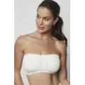 Selmark Reggiseno Bandeau Senza Ferretto ONE&LACE con Coppa Soffice – Nero Bianco Nudo
