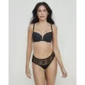 Selmark Tanga Culotte Nero con Pizzo – Comfort Elegante Donna