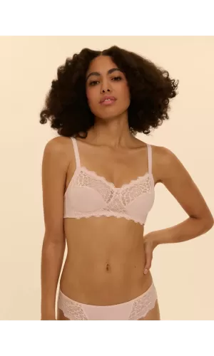 Simone Pérèle Reggiseno Caresse Senza Ferretto Triangolo Pizzo Nude