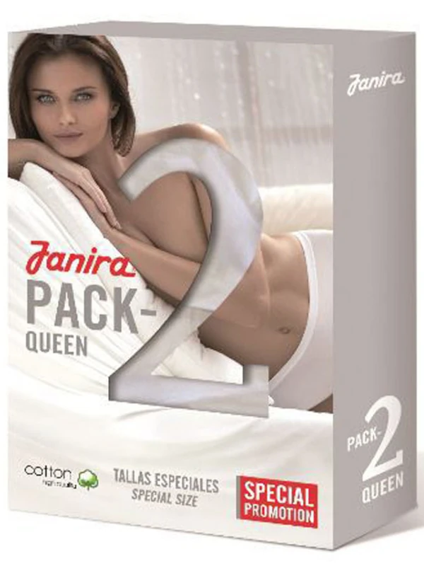 Slip Queen Cotone Esencial Pack-2